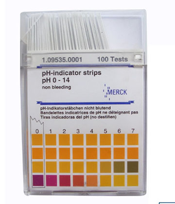 Fita de Ph - 0 A 14 - 100 Unid - Merck