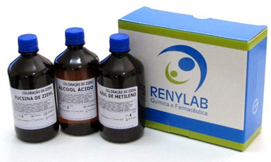 KIT CONJUNTO COLORAÇÃO DE ZIEHL-NEELSEN - 3 X 500 ML