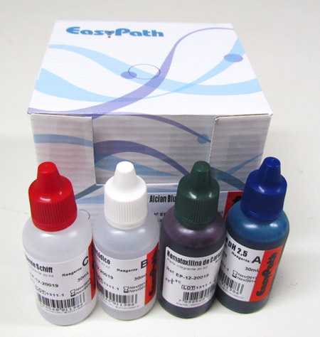 ALCIAN BLUE PH 2,5 / PAS - HISTOKIT PARA 60 COLORAÇÕES