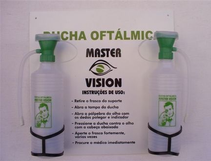 KIT LAVA OLHOS DE EMERGÊNCIA - DUCHA PLÁSTICA