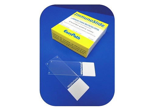IMMUNOSLIDE - LÂMINA COM CARGA POSITIVA - 72 UNID