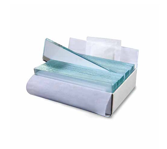 LÂMINA DE VIDRO 26 X 76 LISAS LAPIDADAS - 50 UNID - PRECISION GLASS