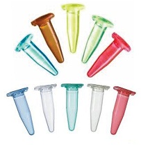 TUBO DE EPPENDORF EM CORES - 1,5 ML - 500 UNID