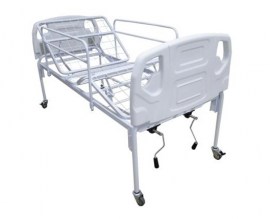 CAMA HOSPITALAR FAWLER SLIM COM 2 MANIVELAS E GRADE - DSM-010T SLX