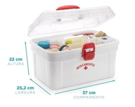 Maleta Para Medicamentos Mega Luxo - 37 X 25 X 22 Cm (C X A X L) - Nitronplast