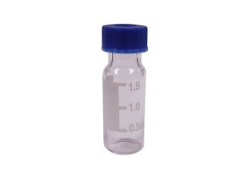 Vial De Vidro 2 Ml Incolor Com Tampa De Rosca N9 - 100 Unid - Uniglas