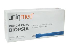 Punch Dermatológico 10.0 Mm Estéril - 10 Un - Uniqmed