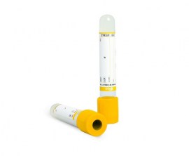 Tubo De Vácuo (Plástico) Gel E Ativador - 5 Ml - 100 Unid