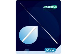 Swab Haste De Alumínio Estéril - 100 Und - Cral