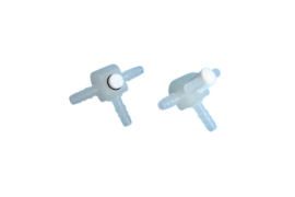 Torneira Reta 3 Vias Em Polipropileno Plug Com Teflon - Saída 4 Mm - Nalgon