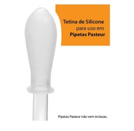 Tetinas De Silicone Para Pipeta De Pasteur 3 Ml