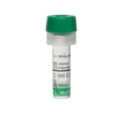 Tubo De Heparina Lítica Minicollect 1 Ml - 50 Unid - Vacuette