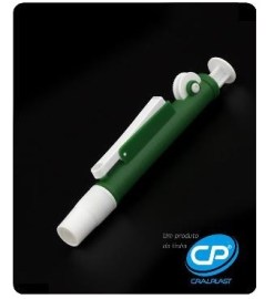 Pipetador Manual Pipet Pump Verde Para 5 E 10 Ml - Cral