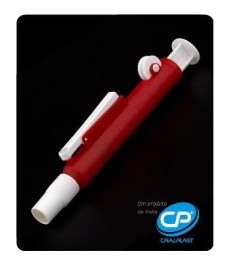 Pipetador Manual Pipet Pump Vermelho 20 E 25 Ml - Cral