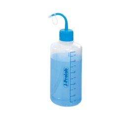 Pisseta Tipo Almotolia Tampa Azul Graduada - 500 Ml - Jpl