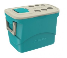 Caixa Térmica Com Termômetro Azul - 50 Litros