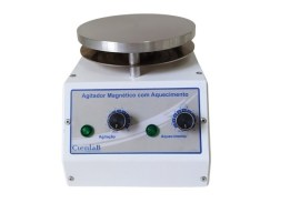 Agitador Magnético Com Aquecimento Plataforma Redonda Inox 15 Litros - CE-1540/I15 - Cienlab