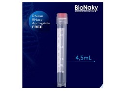 Tubo Criogênico Graduado 4,5ml Com Tampa Rosca Externa Estéril - 100 Unid - Bionaky