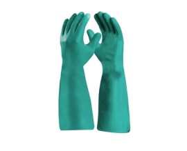 Luva Proteção Química Nitrílica Verde Nitriflex - 460 Mm Da-36104 - Ca 12254 - Tamanho P - Danny