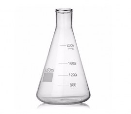 Erlenmeyer De Vidro Boca Estreita - 250 Ml