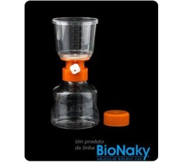 Sistema Para Filtração Á Vácuo Em Plástico 0,22µm  - 250 Ml - Bionaky