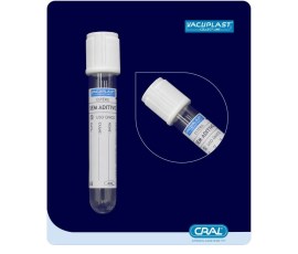 Tubo De Vácuo Sem Aditivo Para Transporte - 9 Ml - 100 Unid - Cral