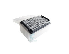 Ponteira 10 Ul Longa Com Filtro Estéril Livre Dnase Rnase - Rack 96 Unid - Global - GT-GP10LFR