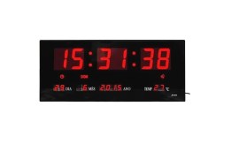 Relógio De Parede Digital Em Led Com Data E Temperatura - LK-3615