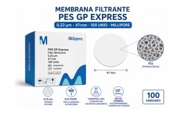 Membrana Filtrante Pes Gp Express - 0,22 Um - 47mm - 100 Unid - Millipore