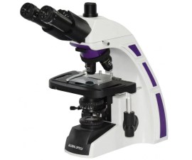 Microscópio Trinocular Ótica Finita Acromático Led Com Contraste De Fase - 1600 X - No217t1 - Global