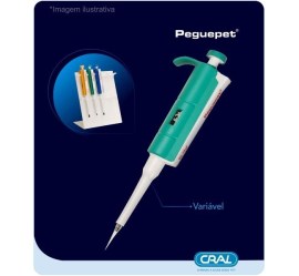 MICROPIPETA MONOCANAL VARIÁVEL - 0,5-10 UL - PEGUE10V