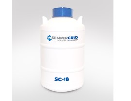 Container De Nitrogênio Líquido Para Transporte E Armazenamento De Amostras - Diâmetro Da Boca 50,8 Mm - 20 Litros - SC-18