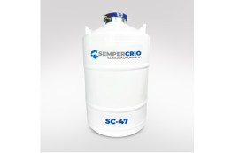 Container De Nitrogênio Líquido Para Armazenamento De Amostras - Diâmetro Da Boca 120 Mm - 50 Litros - SC-47