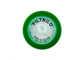 Filtro De Seringa Em PES Hidrofílico - 0,22 Um X 25 Mm - 100 Unid