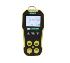 Tetragas Detector De Gás Portátil - 4 Gases - O2/Co/H2s/Lel - Com Certificado - G E S