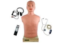 Simulador Avançado, Torso, Para Habilidades Médicas De Ausculta Cardiopulmonar, Com Controle Remoto - TGD-4025-C