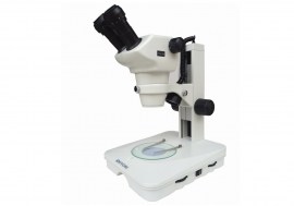 Microscópio Estereoscópico Binocular, Zoom 0,8x ~ 5x, Aumento 8x ~ 50x E Iluminação Transmitida E Refletida LED 2 W - TIM-10B