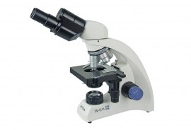 Microscópio Biológico Binocular Com Ampliação De 40x Até 1000x Óptica Plana, Iluminação LED E Suporte Para Bateria Recarregável - TIM-18-PL