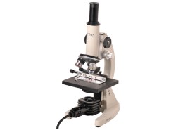 Microscópio Biológico Monocular Com Aumento De 20x Até 640x Ou 20x Até 1600x (Opcional) E Iluminação LED - TIM-640-3