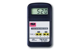 Termômetro Digital Portátil Duplo Canal -40ºC A 1.200ºC - TM-914C