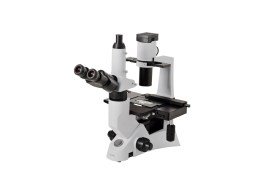 Microscópio Biológico Trinocular Invertido Com Aumento De 40x Até 400x Objetiva Planacromática Infinita, Iluminação 30w Halogênio E Contraste De Fase - TNB-51T-PL