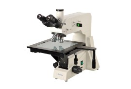 Microscópio Metalográfico Trinocular Com Aumento De 50x Até 800x, Objetivas Planacromática E Iluminação 20W - TNM-07Y-PL