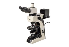 Microscópio Petrográfico Trinocular Com Aumento 40 Até 600x, Objetiva Plana Cromática De Polarização Infinita, Iluminação Transmitida E Refletida - TNP-91-NT-INF