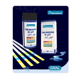 Fita De Ph 0-14 100 Tiras Sensitive - Cral