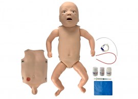 Manequim Bebê, Bissexual, Com Órgãos Internos, Simulador Para Treino De Enfermagem - TZJ-0503