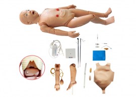 Manequim Infantil, Bissexual, Simulador Para Treino De Enfermagem - TZJ-0504