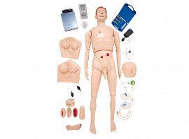 Manequim Bissexual, Simulador Para Treinamento De Habilidades Em Enfermagem E ACLS - TZJ-0512