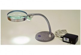 Lupa de Mesa Com Luz Led - 100AFBI - INTEX