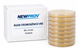 Agar Cromogênico Vre - 90 X 15 Mm - 10 Placas - Newprov