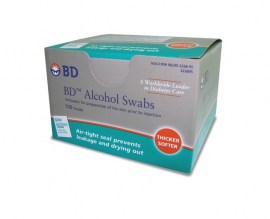 ALCOOL SWAB PARA ASSEPSIA - 100 UNID